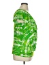 AB Studio Green Short Sleeve Top Size XL - photo 4