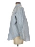 Zara Stripes Blue Long Sleeve Button-Down Shirt Size XS - photo 5