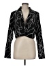 Lulus 100% Polyester Graphic Black Blazer Size M - photo 1