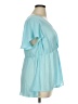Torrid 100% Polyester Teal Short Sleeve Blouse Size 1X Plus (1) - photo 4