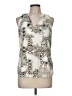 Braeve Silver Sleeveless Blouse Size M - photo 1