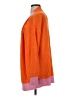 Unbranded 100% Acrylic Color Block Orange Cardigan Size S - photo 5