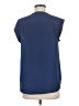 J.Crew 100% Polyester Blue Sleeveless Blouse Size 8 - photo 2