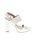 REPORT White Sandals Size 8 1/2 - photo 1