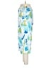 Nina Leonard Print Blue Casual Pants Size M - photo 5