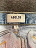 AGOLDE 100% Cotton Hearts Blue Denim Shorts Size 30 waist - photo 3