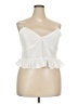 BP. 100% Cotton White Sleeveless Blouse Size 2X - photo 1