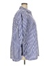 Talbots Stripes Blue 3/4 Sleeve Button-Down Shirt Size 2X - photo 4