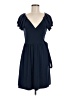 BCBGeneration Solid Blue Cocktail Dress Size M - photo 1