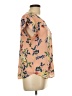 Lily White 100% Polyester Orange Short Sleeve Blouse Size L - photo 4
