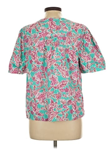 J.Crew Factory Store Short Sleeve Blouse (view 2)