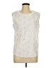 For Cynthia Ivory Sleeveless Blouse Size L - photo 1