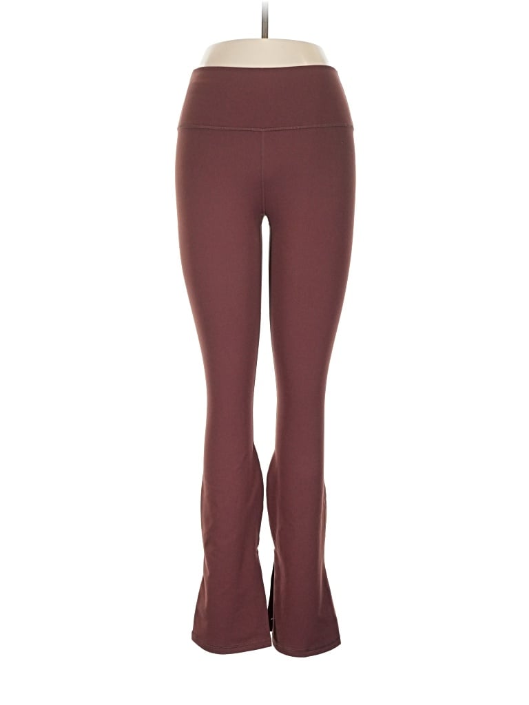 Pre-owned Fabletics Active Pants In Burgundy