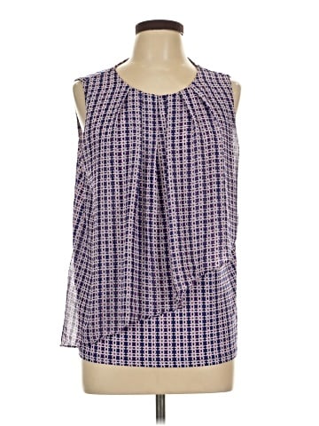 Roz & Ali Sleeveless Blouse (view 1)