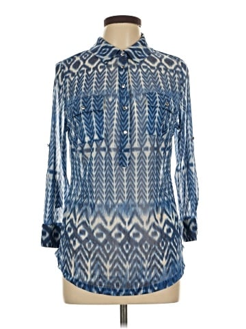 INC International Concepts Long Sleeve Blouse (view 1)