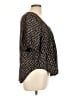 Pilcro Black Short Sleeve Blouse Size L - photo 4