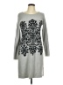 Studio One Gray Casual Dress Size M - photo 1