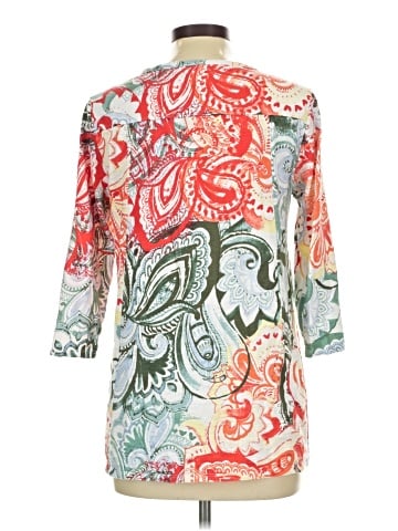 Chico's 3/4 Sleeve T-Shirt (view 2)