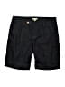 CAbi Chevron-herringbone Black Denim Shorts Size 12 - photo 1