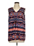 Peck & Peck 100% Polyester Blue Sleeveless Blouse Size L - photo 1