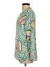 Theory Teal Long Sleeve Blouse Size S - photo 5