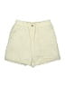 Crescent 100% Linen Solid Yellow Shorts Size XS - photo 1