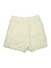 Crescent 100% Linen Solid Yellow Shorts Size XS - photo 2