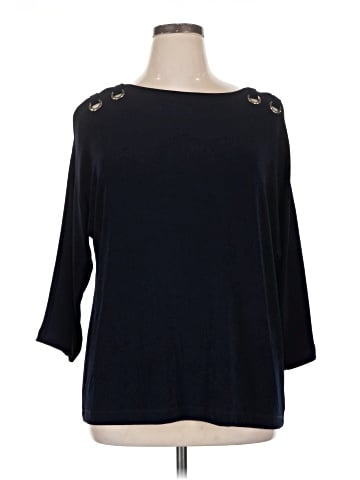 Travelers by Chico's 3/4 Sleeve T-Shirt (view 1)