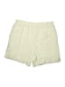 Crescent 100% Linen Tweed Yellow Shorts Size L - photo 2