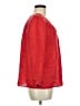 J.Crew Red 3/4 Sleeve Blouse Size 8 - photo 4