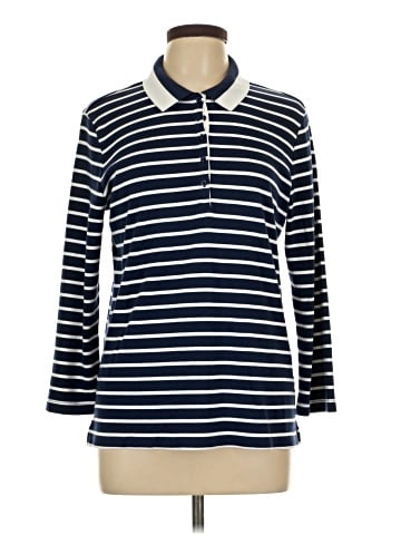 Lands' End Long Sleeve Polo (view 1)