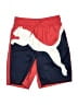 Puma Color Block Red Board Shorts Size M (kids) - photo 1