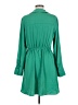 H&M 100% Polyester Solid Green Casual Dress Size M - photo 2