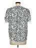 Maison d' Amelie White Short Sleeve Blouse Size M - photo 2