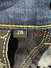 7 For All Mankind Hearts Blue Jeans Size 28 waist - photo 9