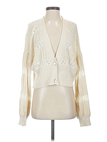 Woven Heart Cardigan (view 1)