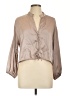 Jon & Anna 100% Polyester Tan 3/4 Sleeve Blouse Size L - photo 1