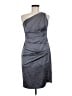 David's Bridal Gray Cocktail Dress Size 8 - photo 1