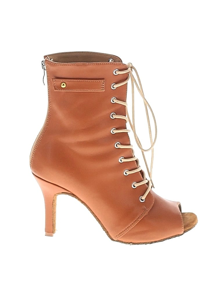 Pre-owned Assorted Brands Dance Shoes In Tan