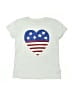Crewcuts Silver Short Sleeve Top Size 6 - 7 - photo 1