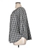 Catherines 100% Cotton Houndstooth Black 3/4 Sleeve Blouse Size 1X - photo 5