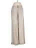 MICHAEL Michael Kors 100% Linen Chevron-herringbone Tan Linen Pants Size 2 - photo 1