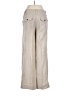 MICHAEL Michael Kors 100% Linen Chevron-herringbone Tan Linen Pants Size 2 - photo 2