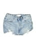 Zara Blue Denim Shorts Size 4 - photo 1