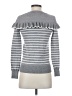 Le Lis Stripes Gray Pullover Sweater Size S - photo 2