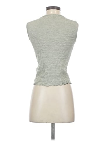 Madewell Popcorn-Knit Twist-Front Sleeveless Top (view 2)