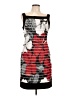 Joseph Ribkoff Graphic Red Cocktail Dress Size 12 - photo 1
