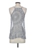 Lily White 100% Polyester Silver Sleeveless Blouse Size S - photo 2