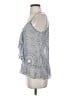 Lily White 100% Polyester Silver Sleeveless Blouse Size S - photo 5