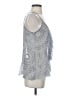 Lily White 100% Polyester Silver Sleeveless Blouse Size S - photo 4
